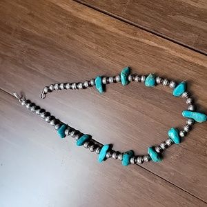Turquoise and Silver necklace